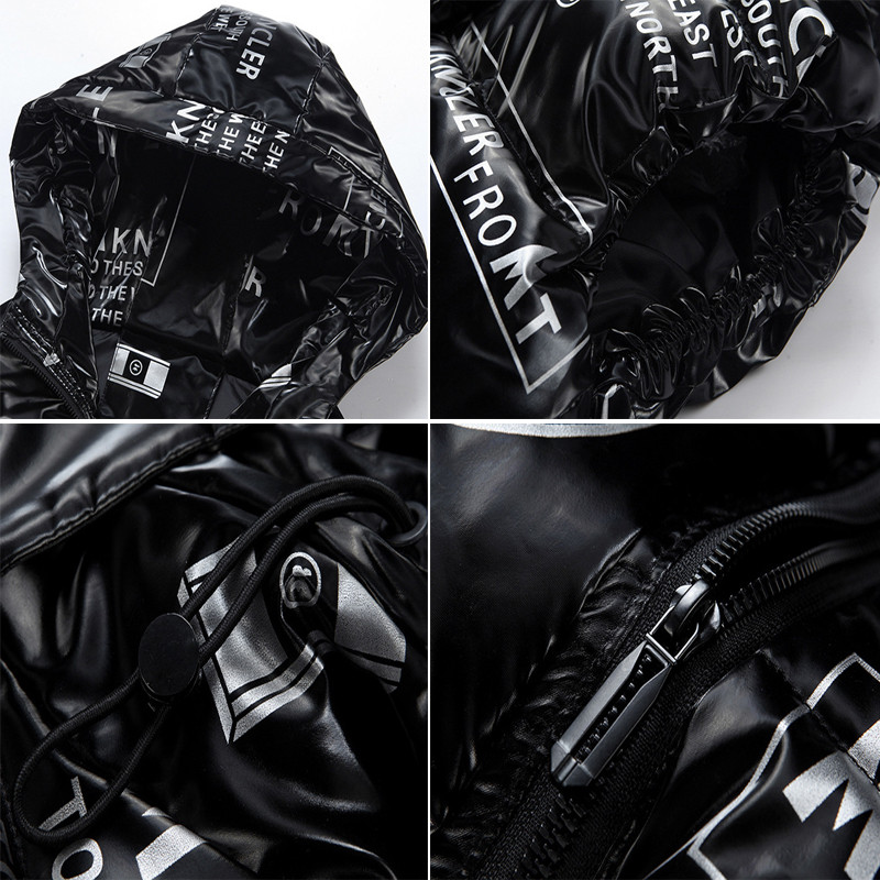 DIMUSI Зимни мъжки жилетки Якета без ръкави Мъжка жилетка с качулка с памучна подплата Модни мъжки топли ветровки Жилетки Облекло