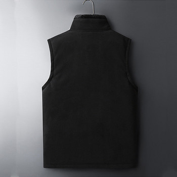 2022 Ανδρικά αμάνικα γιλέκα Μπουφάν Χειμερινό μοδάτο ανδρικό γιλέκο από βαμβακερό φλις ανδρικό χοντρό ζεστό γιλέκο Ανδρικά ρούχα