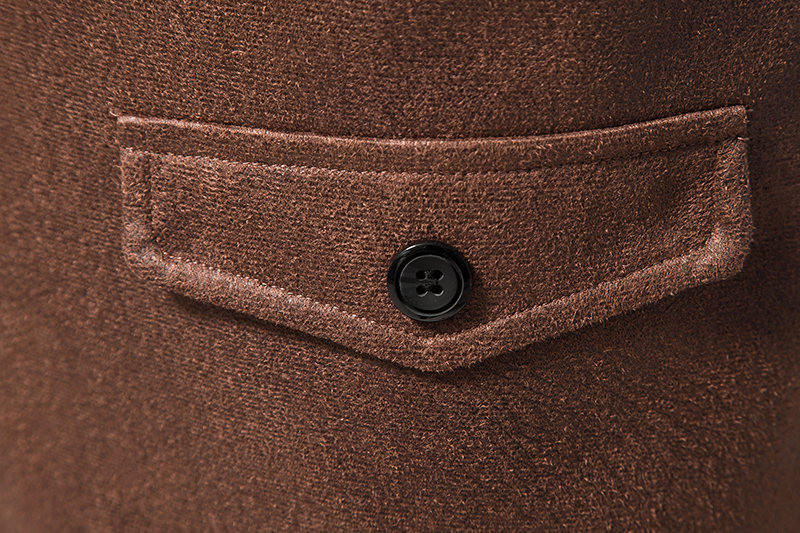 Европейски размер Ежедневни мъжки костюми, жилетки, лято 2023, нови мъжки евро-американски велур с V-образно деколте, едноредно яке, яке в цвят каки, жилетка