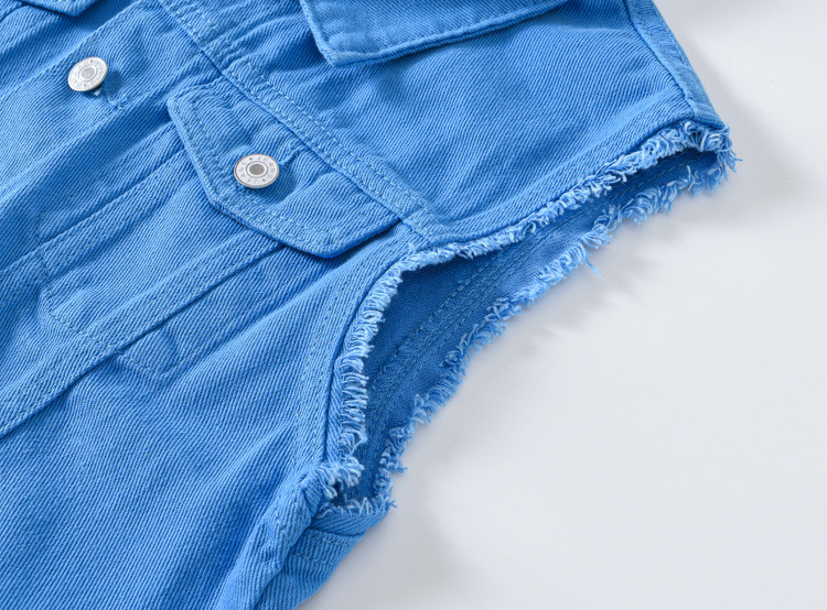 Нова синя дънкова жилетка 2022 Лятна мъжка дънкова жилетка 5XL Тънки дънкови якета Мъжка жилетка без ръкави Slim Fit Ежедневно мъжко дънково палто