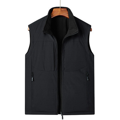 Маркова горна жилетка Мъжко яке без ръкави с множество джобове Мъжки голям размер 5XL Фотографска жилетка Мъжка двулицева жилетка Homme