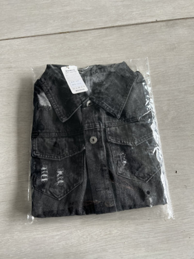 Дънкова жилетка Мъжки памучни якета без ръкави Синя ежедневна жилетка за риболов Разкъсано джинсово палто Мъжки каубойски жилетка на открито