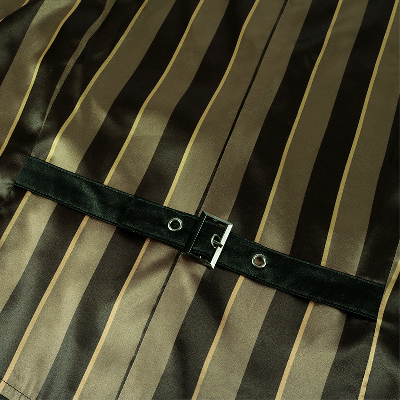 Мъжки ретро раирана жилетка без ръкави