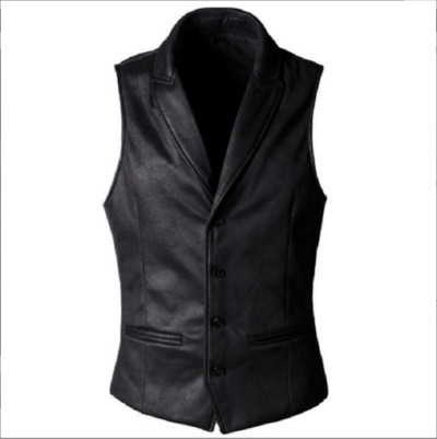 2022 Нова висококачествена мъжка жилетка Корейска мода Ново велурено едноредно палто Ежедневна жилетка