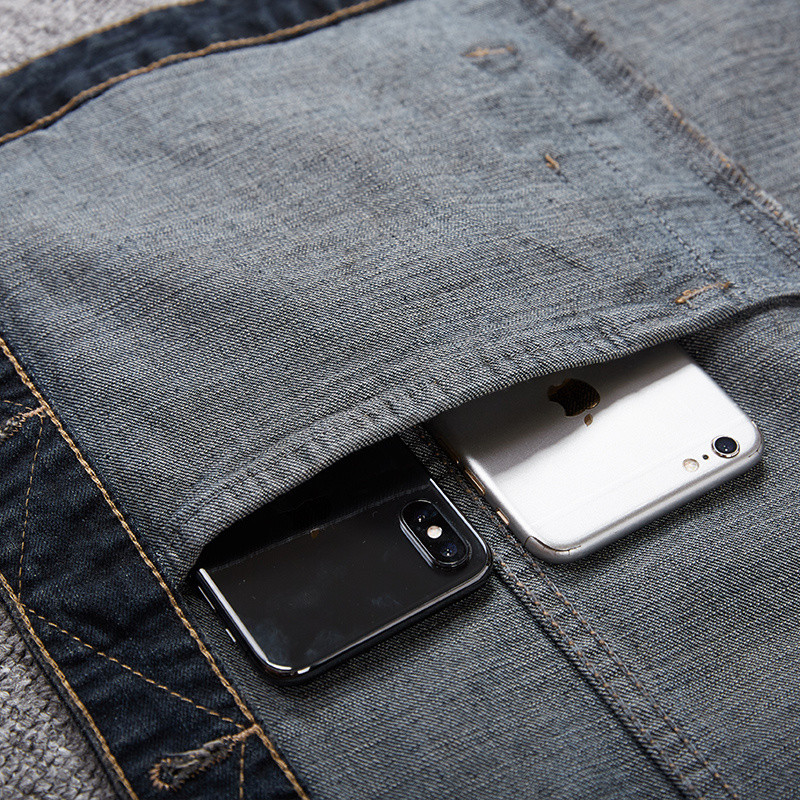 5 цвята ретро дънкови изпрани сиви дънки Жилетки Мъжки каубойски якета без ръкави Ежедневна жилетка Мъжка жилетка Плюс размер 8XL 7XL 6XL