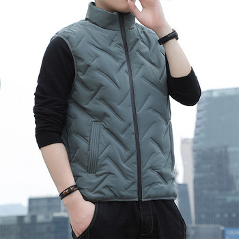 Αμάνικο παλτό τζάκετ Χειμερινής επωνυμίας Κορεάτικο μέγεθος Casual φθινοπωρινό γιλέκο ανδρικό γιλέκο M-5XL μόδας άνδρες