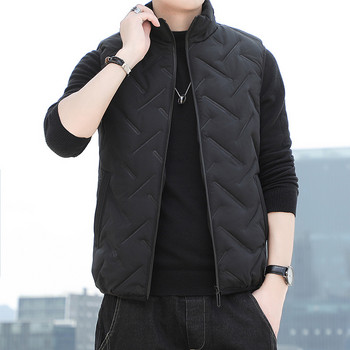 Стилно яке без ръкави, палта, зимна марка, корейски размер, ежедневна есенна жилетка, мъжка жилетка M-5XL, модна мъжка