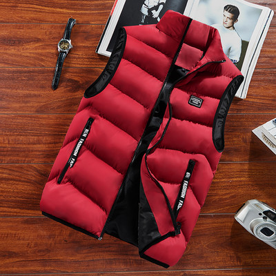 Модно мъжко яке Без ръкави Жилетка Пролетни топлинни меки жилетки Ежедневни палта Мъжка памучна мъжка жилетка Мъжки удебелен жилетка 8XL