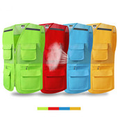 Мрежеста бързосъхнеща жилетка с много джобове Мъжка дишаща жилетка с много джобове Работно яке без ръкави със светлоотразителна лента