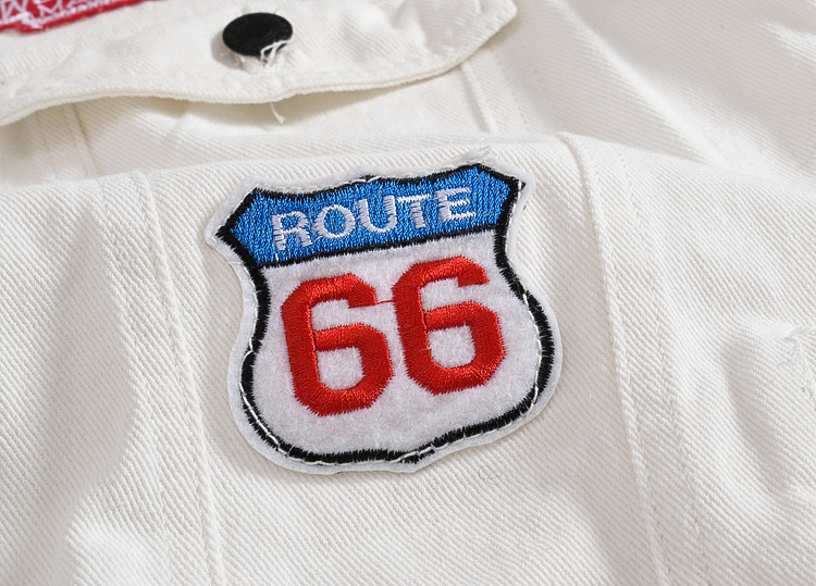 The Four Seasons Мъжка ретро дънкова жилетка Мъжки бели скъсани якета без ръкави Мъжки хип-хоп Streetwear Джинкови жилетки с дупки