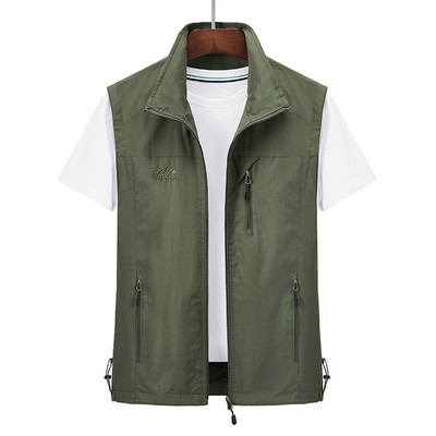 Summer New Men Tactical Hiking Ανδρικό Γιλέκο Ψαρέματος Φωτογράφος Ρεπόρτερ Γιλέκο Διχτυωτό Cargo Αμάνικο γιλέκο εργαλείου 6XL
