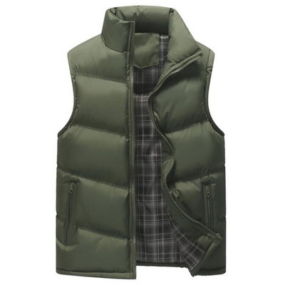 Férfi mellény Őszi téli ujjatlan dzsekik Jaqueta Masculina Chalecos férfi alkalmi mellény Veste Homme Gilets 4XL márkájú ruházat