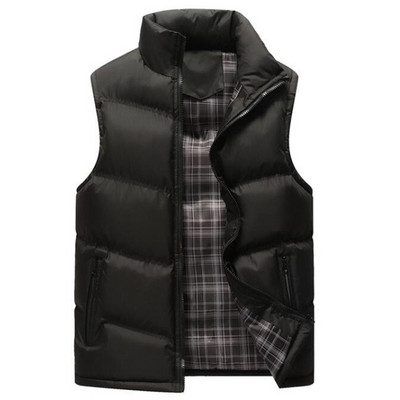 Férfi mellény Őszi téli ujjatlan dzsekik Jaqueta Masculina Chalecos férfi alkalmi mellény Veste Homme Gilets 4XL márkájú ruházat