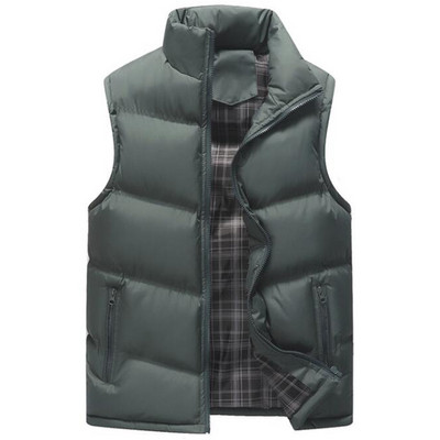 Férfi mellény Őszi téli ujjatlan dzsekik Jaqueta Masculina Chalecos férfi alkalmi mellény Veste Homme Gilets 4XL márkájú ruházat