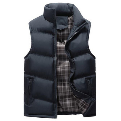 Férfi mellény Őszi téli ujjatlan dzsekik Jaqueta Masculina Chalecos férfi alkalmi mellény Veste Homme Gilets 4XL márkájú ruházat