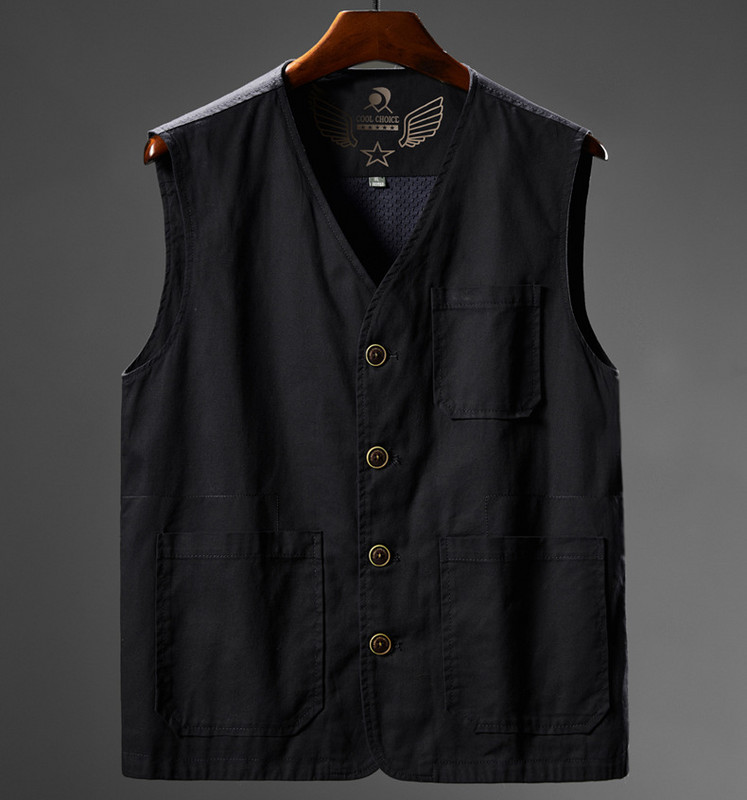 Лятна тактическа туристическа риболовна жилетка Мъжки джобове Фотографска жилетка Мрежеста карго яке без ръкави Многоджобна жилетка с инструменти M-8XL