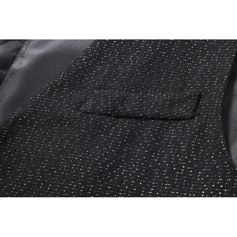 Джентълменски мъжки костюм от туид, жилетка, едноредно есенно реколта на 2023 г., яке без ръкави, официална бизнес жилетка, топове, рокля, смокинг