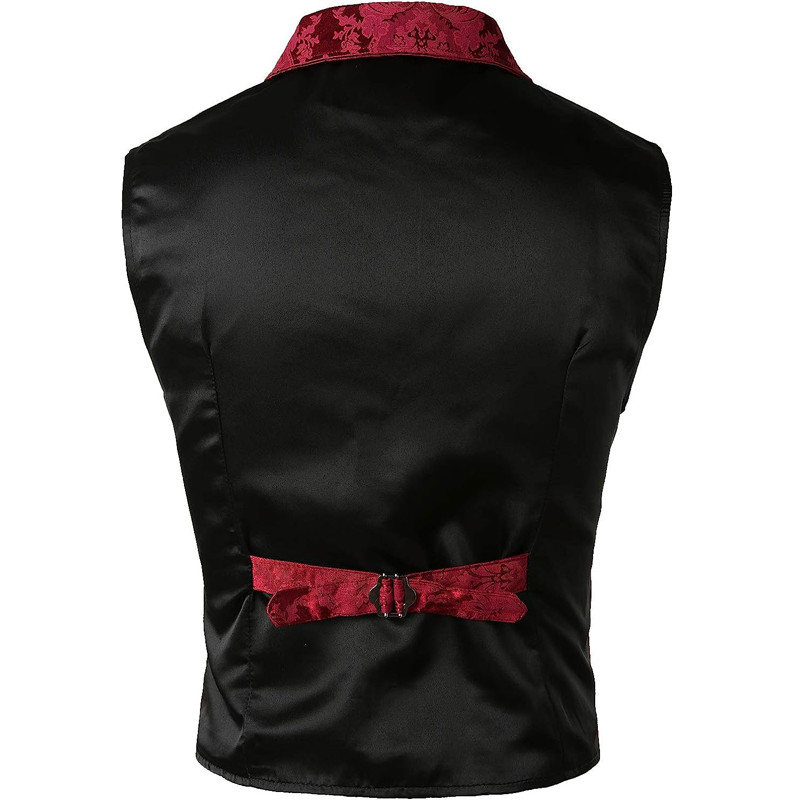 Gotinc мъжки викториански костюм жилетка стимпънк готически жилетка, мъжка ежедневна жилетка Хелоуин сценичен костюм
