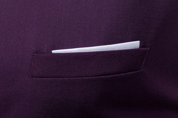 Лилав костюм Жилетка Мъжка пролет 2023 г. Нова тънка жилетка без ръкави Жилетка Мъжка официална бизнес сватбена рокля Жилетки Chaleco Hombre