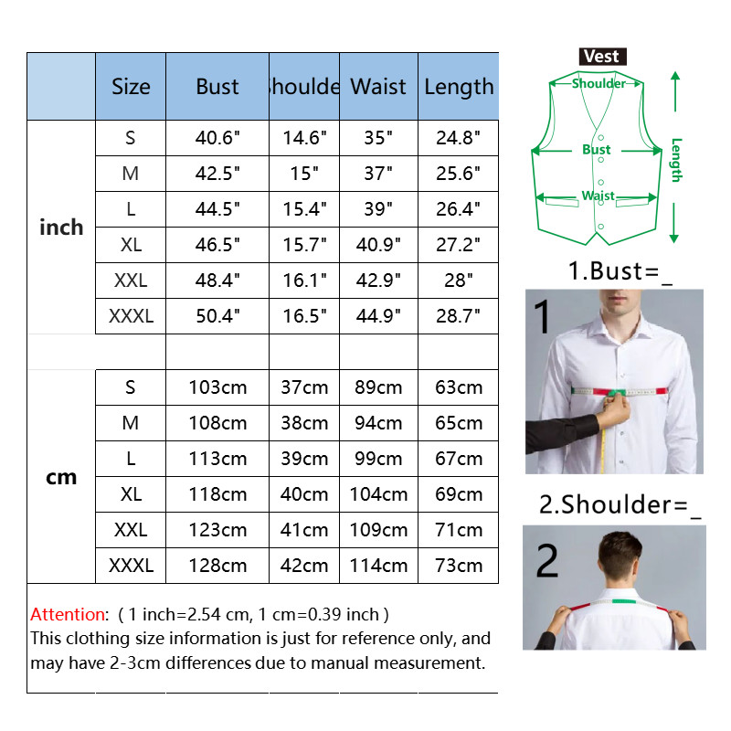 Жакардово едноредно копче Мъжки костюм с жилетка за сватба Ежедневен ретро жилетка Мода