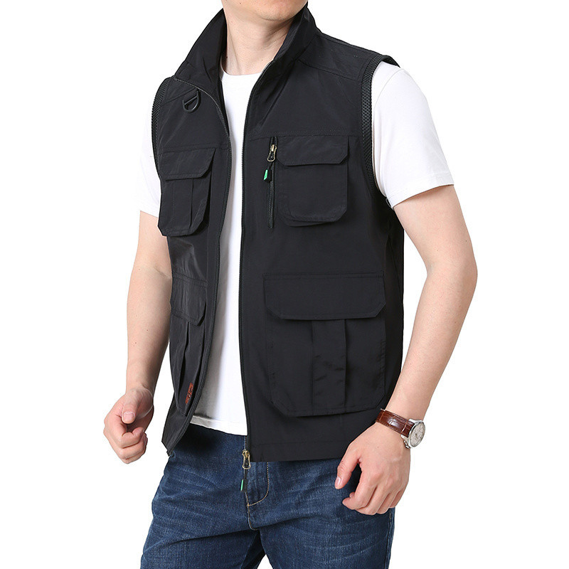 Мъжко палто Ветровка Къмпинг Открито Военно Мъжко облекло Мотоциклетна жилетка Спортно Елегантна дизайнерска мрежа