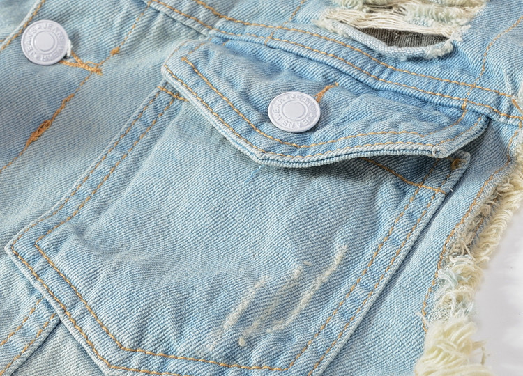 Мъжки мотоциклетни дънкови жилетки Якета Нова мода Мъжки тънки дънкови палта Жилетки Пънк стил Множество джобове Дънки Жилетка Размер 5XL