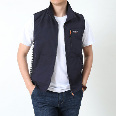 Kalapüük fotograafia Matkavest Meeste Välispordi Vest Mitme taskuga Tööriided Suvised Taktikalised Õhukesed jakid Suuremõõdulised vestid