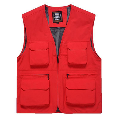 Καλοκαιρινό γιλέκο Mesh Άνδρας Tactical Military Αμάνικο Parka Work Μοτοσικλετιστή Μπουφάν Spring Jumper Gilets Camping Multi-Pocket
