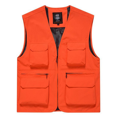 Καλοκαιρινό γιλέκο Mesh Άνδρας Tactical Military Αμάνικο Parka Work Μοτοσικλετιστή Μπουφάν Spring Jumper Gilets Camping Multi-Pocket