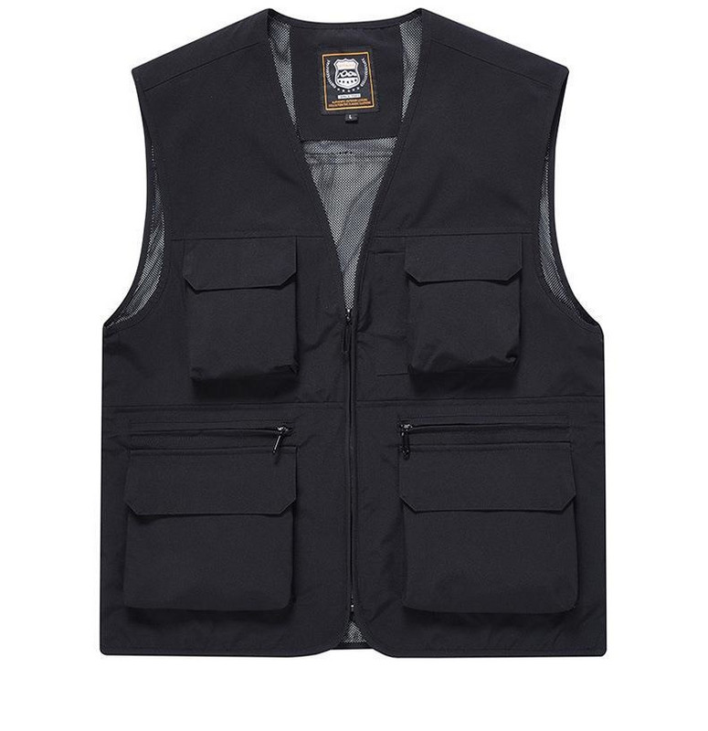 Лятна жилетка Мрежеста мъжка тактическа военна парка без ръкави Работно яке за мотоциклетист Пролетен джъмпер Жилети за къмпинг с няколко джоба
