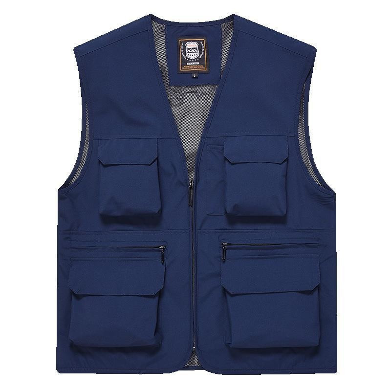 Лятна жилетка Мрежеста мъжка тактическа военна парка без ръкави Работно яке за мотоциклетист Пролетен джъмпер Жилети за къмпинг с няколко джоба