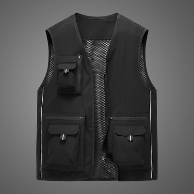 Στρατιωτικό γιλέκο Tactical Summer Man Mesh Ανδρικά μπουφάν Αμάνικο μπουφάν Ρούχα Δωρεάν αποστολή Εργασιακό παλτό Γιλέκο κυνηγιού