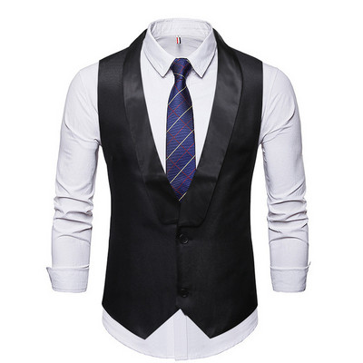 Ανδρικό γιλέκο Gentleman νεανικό casual κοστούμι Γιλέκο Homme Jacket Γιλέκο Gilet Chalecos Para Hombre Erkek Yelek 3 Χρώμα