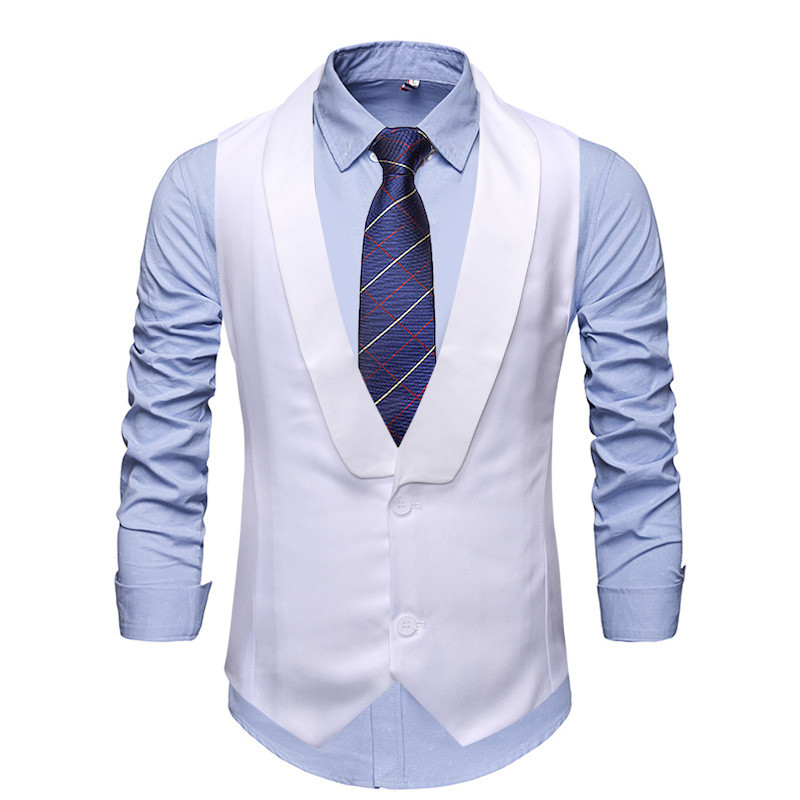 Мъжка жилетка Джентълмен младежки ежедневен костюм жилетка Homme яке жилетка жилетка Chalecos Para Hombre Erkek Yelek 3 цвята