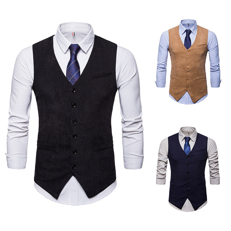 Odijelo Prsluci Muški svečani prsluk Muška jakna bez rukava Vjenčani prsluk Muški poslovni prsluk Muški klasični prsluk od samta