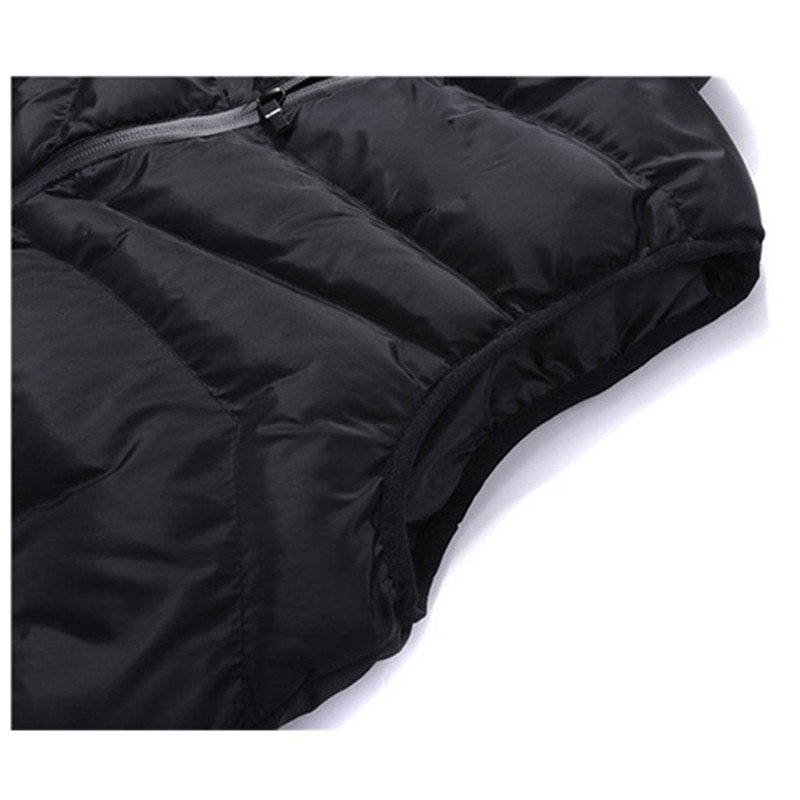 Jesen/zima Muški ženski topli kaput bez rukava Jednobojni prsluk sa stojećim ovratnikom Pamučni kaput Modna ležerna muška odjeća Prsluk jakna Muškarci