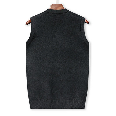 Есен и зима 2023 Мека и топла бизнес ежедневна универсална мъжка плетена жилетка