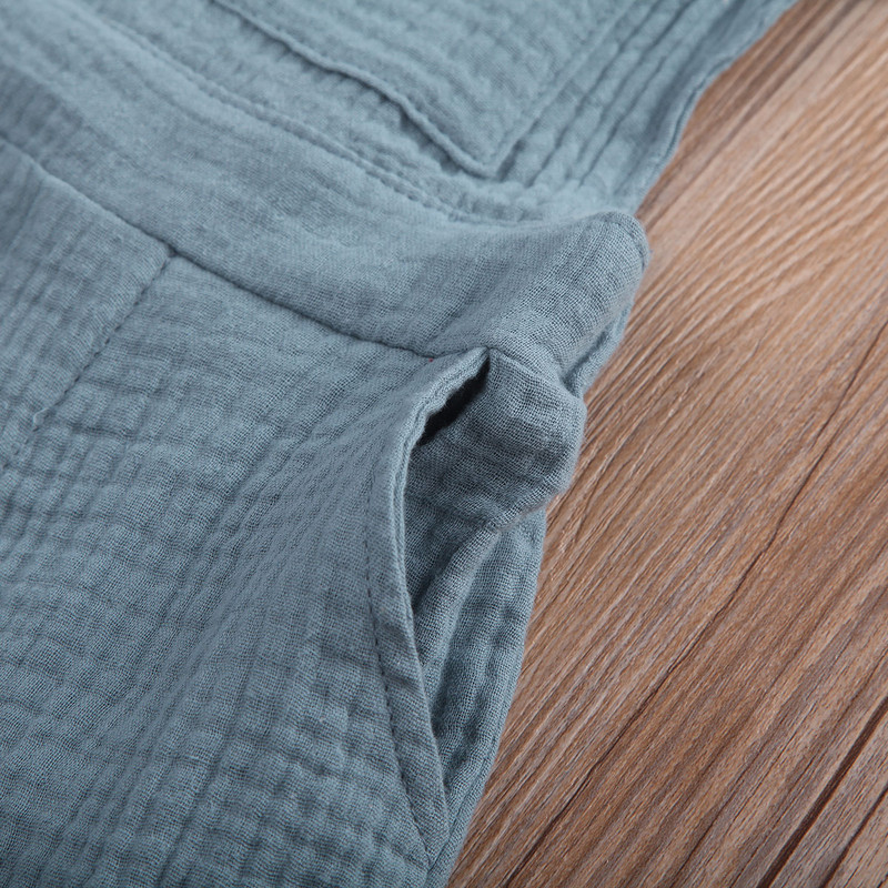 Бебешки гащеризон с лигавник за малко дете Унисекс Гащеризон с лигавник за момчета и момичета Едноцветни панталони с тиранти 6M-5Y