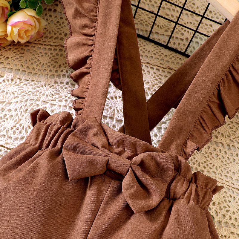 Нови есенни и зимни панталони с панталони с панделки за момичета