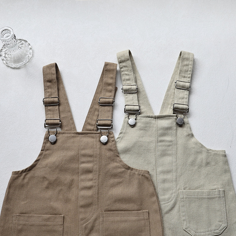 MILANCEL Jesenski novi dječji traper kombinezon za djevojčice Kratke hlače s tregerima za dječake