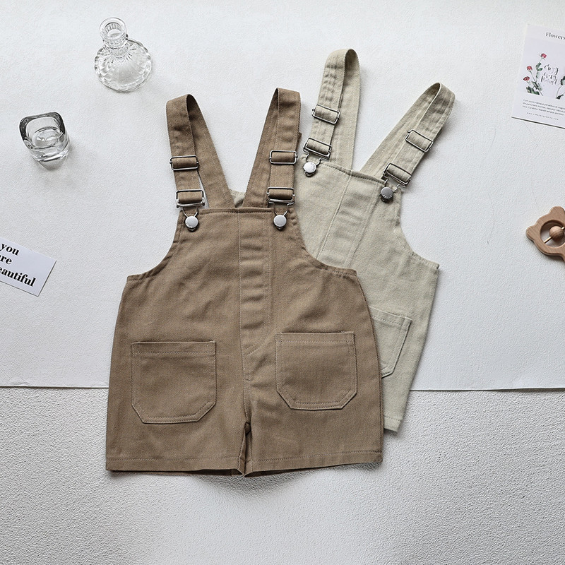 MILANCEL Jesenski novi dječji traper kombinezon za djevojčice Kratke hlače s tregerima za dječake