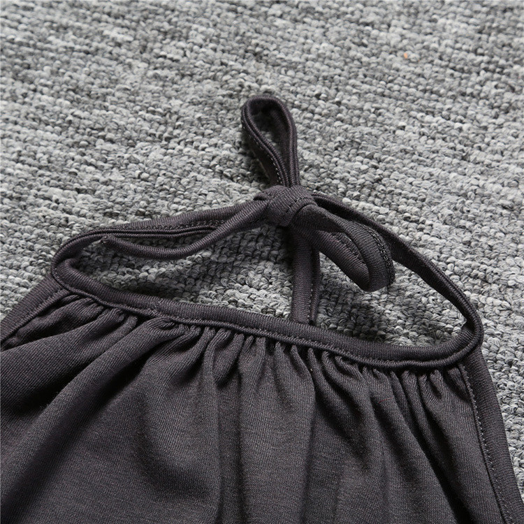 Летен момичешки гащеризон за момичета Памучен гащеризон с презрамки Бебешки панталони за момичета Гащеризон с два джоба Харем Панталони Дрехи за малко момиченце