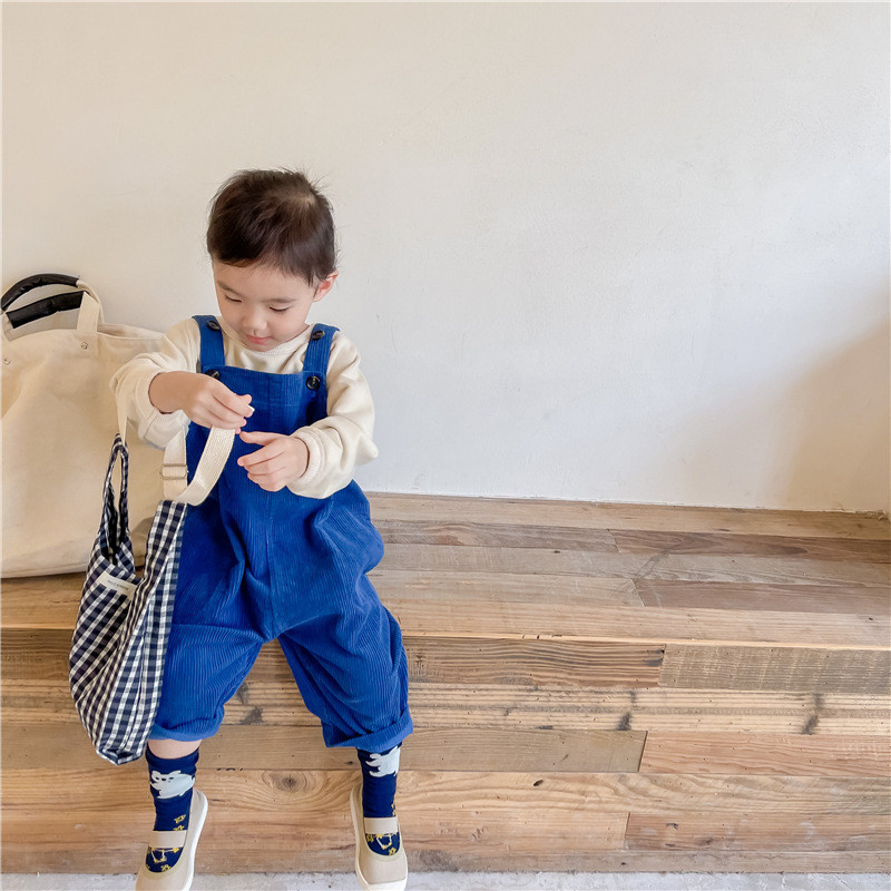 MILANCEL Детски дрехи Гащеризон от рипсено кадифе Гащеризон за момчета Пълни панталони за момичета