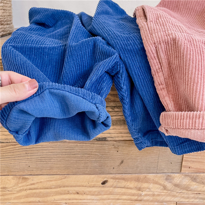 MILANCEL Детски дрехи Гащеризон от рипсено кадифе Гащеризон за момчета Пълни панталони за момичета