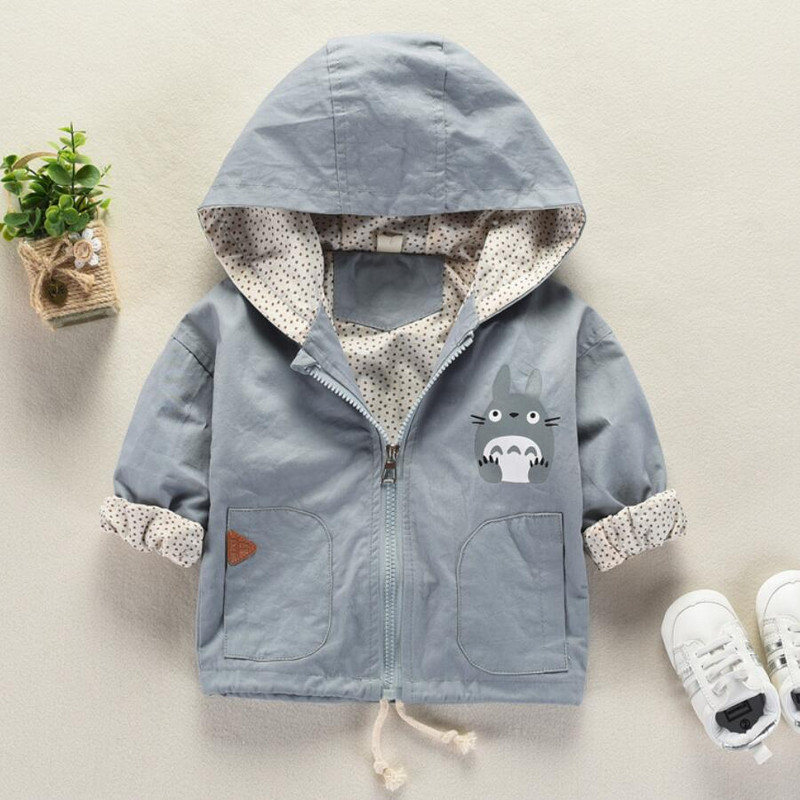 Ново бебешко яке за момичета Есенно яке за момчета Корейска мода Ежедневно яке с ветровка Детски дрехи за момичета 1 2 3 4 5 години