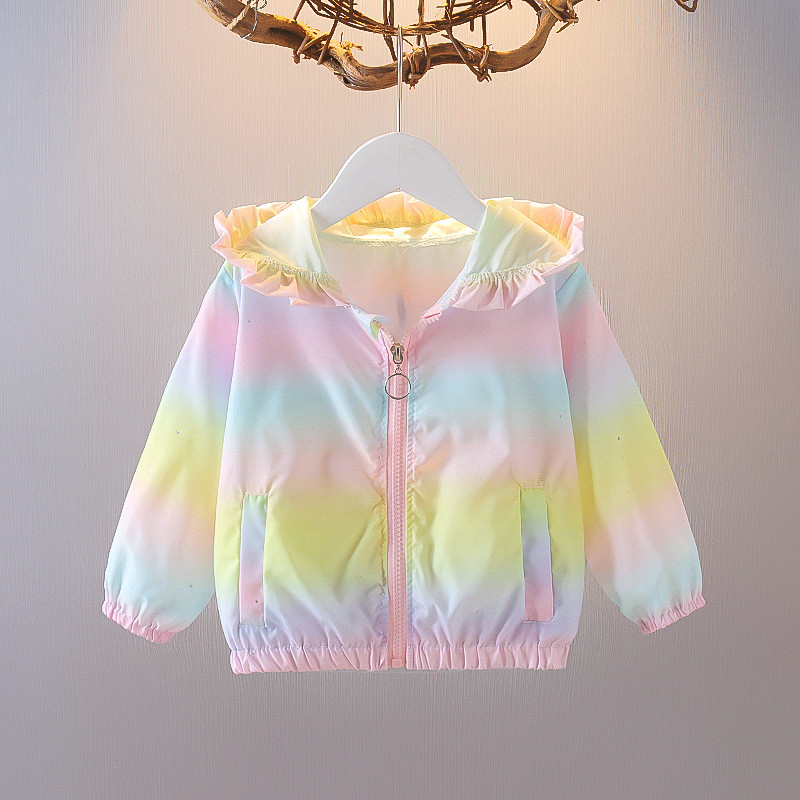 Палто за момичета Пролетно и есенно яке Ветровка Модна детска пролетна рокля В чужд стил Бебешко палто на принцеса Детско облекло