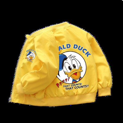 Jarná jesenná džínsová bunda pre dievčatá, módna kreslená vetrovka s úsmevom pre deti 2-9 rokov, detské oblečenie, vrchné oblečenie, bundy, kabáty