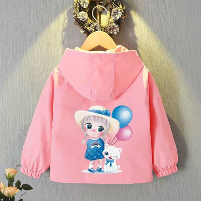 Mazu bērnu mēteļi jaciņas jakas jakas Vējjaka mazai meitenei Pavasaris Rudens Bērni Virsdrēbes Meiteņu dzimšanas dienas dāvana