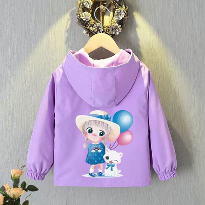 Mazu bērnu mēteļi jaciņas jakas jakas Vējjaka mazai meitenei Pavasaris Rudens Bērni Virsdrēbes Meiteņu dzimšanas dienas dāvana