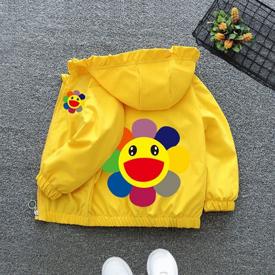 Rudens Meiteņu Jakas Bērnu Mēteļi Mazuļu Meitenes Dragonfly Hoodies Jaka Apģērbi Pavasara Zēnu Virsdrēbes Modes Trench Mētelis 1-6 G